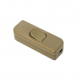 Two-wire rocker switch, 2A, gold - DEBFLEX - Référence fabricant : 719330