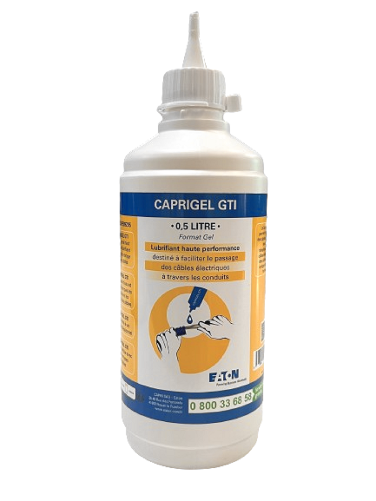 Lubrifiant pour gaine électrique Caprigel GTI, 0.5L