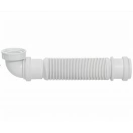 Siphon without water trap in PVC for sink - WIRQUIN - Référence fabricant : 31160002