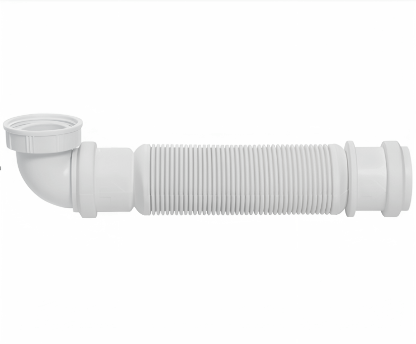 PVC-Spülensiphon ohne Wasserabscheider