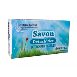 Détachant textile savon Detach'net 100g - Sorelia - Référence fabricant : 208892