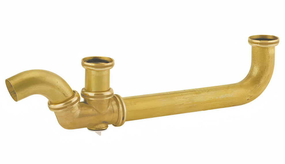 Double tubing 1007, distance between centres 300mm, copper brass