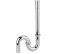 Siphon for washing machine, single, brass, chrome, 32mm, vertical - Valentin - Référence fabricant : VALSI45120000800