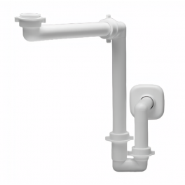 Adjustable back outlet with siphon for washbasin - Lira - Référence fabricant : A.1115.01