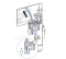 Récepteur pour mécanisme de WC pneumatique Geberit, double touche - Geberit - Référence fabricant : GETRE240574001