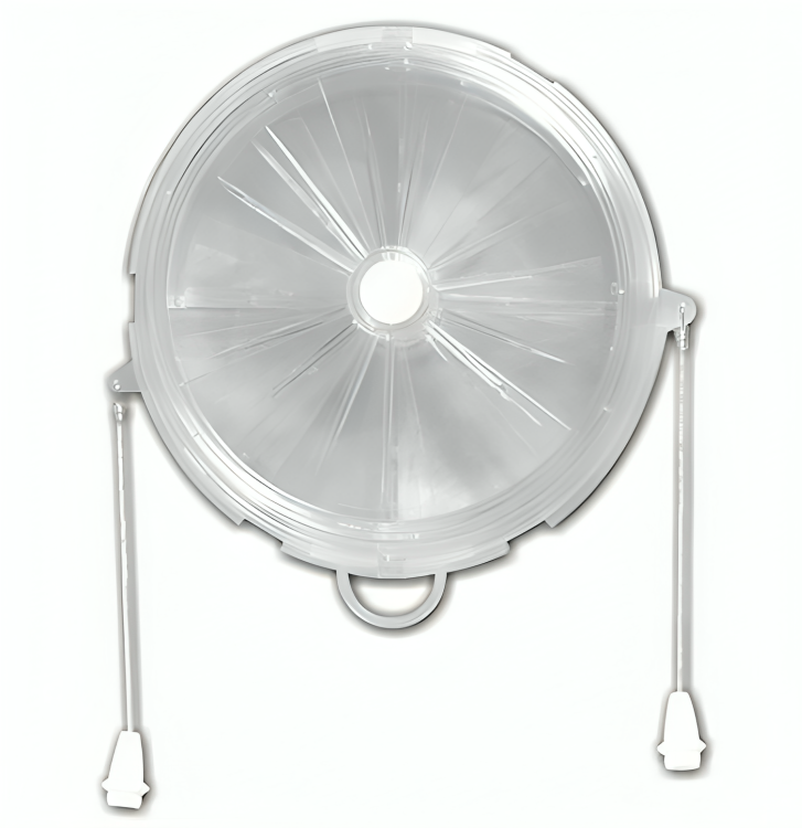 Aérateur réglable à tirette pour vitre, diamètre 192 mm, 200 cm²
