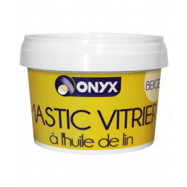 Stucco per vetraio beige con olio di lino, 500g - Onyx Bricolage - Référence fabricant : I20050612