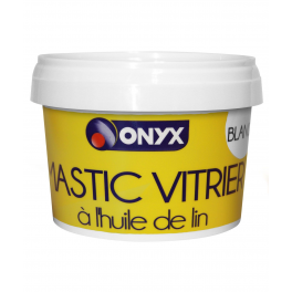 Mastic vitrier blanc à l'huile de lin, 500g - Onyx Bricolage - Référence fabricant : I23050612
