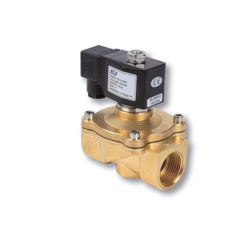 Direct-acting solenoid valve, normally closed, 220V, diameter 12x17.