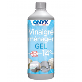14-degree household vinegar gel, 1 liter - Onyx Bricolage - Référence fabricant : E45050112G