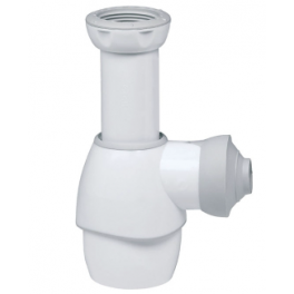 Universal siphon for washbasin, bidet and sink. - WIRQUIN - Référence fabricant : 30723669