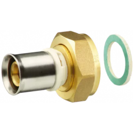 Multilayer brass fitting with female swivel nut 15x21/20mm. - PBTUB - Référence fabricant : MCRXSE220