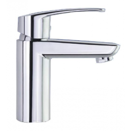 New fly" basin mixer, 158mm high, with pop-up waste. - Ramon Soler - Référence fabricant : 579312VA9065