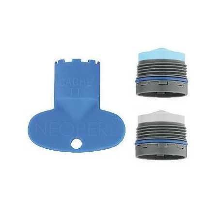 Mousseur pour lavabo GROHE modèle QUADRA, 2 pièces avec clé