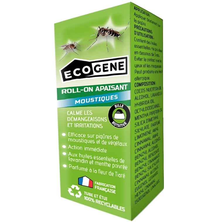 Gel calmante para el picor y la irritación causados por las picaduras de mosquitos, 7 ml