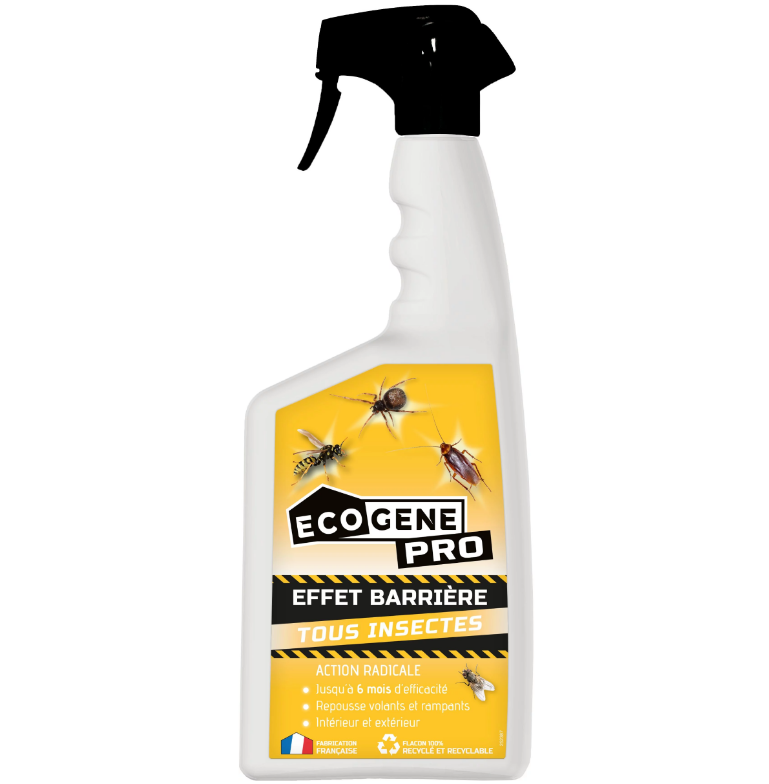 Insecticide, spray anti-insectes volants et rampants, effet barrière PRO, 1 L