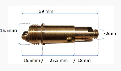 Mechanism for Clic Clac drain plug SAS NICOLL