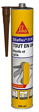 Sikaflex 11FC+ marrón, cartucho de 380 g.