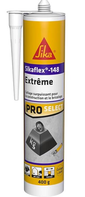 Sikaflex 141 PVC weiß, 380g Kartusche.