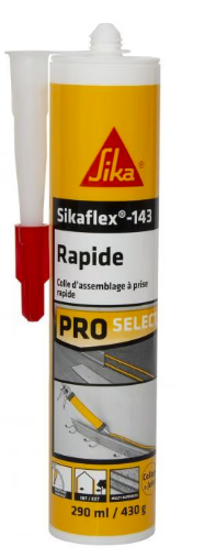 Sikaflex 143 schnell weiß, 380g Kartusche.