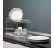 Egouttoir à vaisselle Suprastar en acier chromé avec plateau en plastique blanc, 435x270x275 mm - Emuca - Référence fabricant : EMUEG8939411