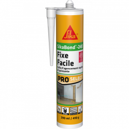 Sikabond 240 easy fix white, 290ml cartridge. - Sika - Référence fabricant : 68240071
