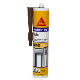 Sikaflex 146 brown wood, 380g cartridge. - Sika - Référence fabricant : 68240041