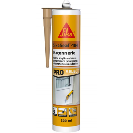 Sikaseal 184 masonry beige, 300ml cartridge. - Sika - Référence fabricant : 68240064
