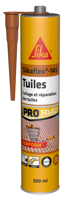 Sikaflex 145 tuiles Purform terre cuite, cartouche de 300ml.