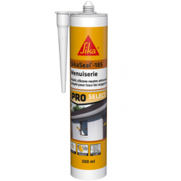 Sikaseal 185 carpentry transparent, 300ml cartridge. - Sika - Référence fabricant : 68240069
