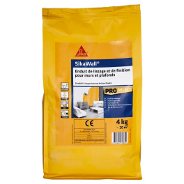 Sikawall white smoothing and finishing compound, 4kg bag. - Sika - Référence fabricant : 68250007