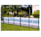 Barrière de sécurité, protection pour piscine NORA noir, module de 3,2 mètres - Aqualux - Référence fabricant : AQUBABP54NORA