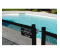 Barrière de sécurité, protection pour piscine NORA noir, module de 3,2 mètres - Aqualux - Référence fabricant : AQUBABP54NORA