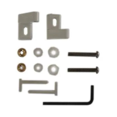 Marly 1 white toilet seat hinge kit