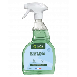 Glass and multi-surface cleaner, 750ml spray. - le VRAI Professionnel - Référence fabricant : 890673