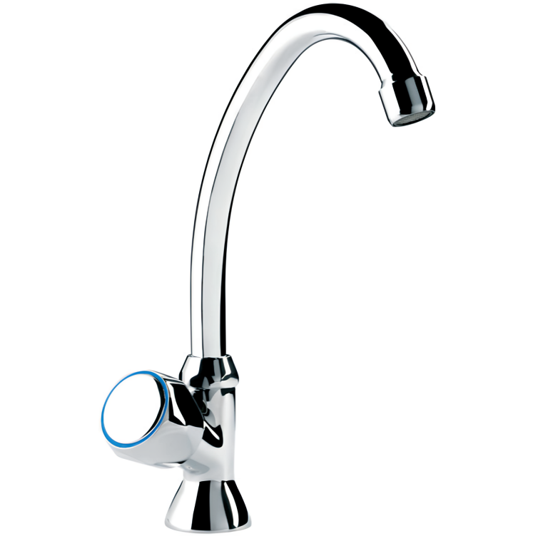 Washbasin faucet, cold water basin mixer high spout