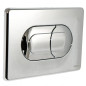 Pneumatische wandbedieningsplaat SALINA Verborgen WC, chroom