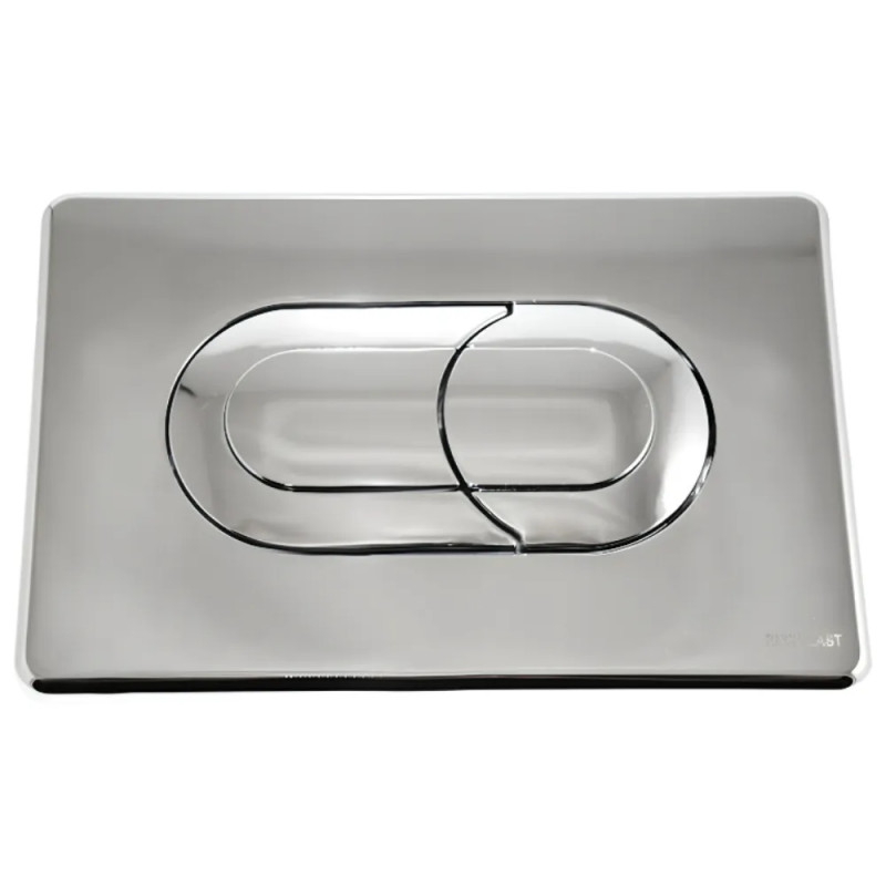 Pneumatische wandbedieningsplaat SALINA Verborgen WC, chroom