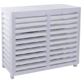 Cache climatisation extérieur composite blanc, 1260X540X1750 mm - CBM - Référence fabricant : CLI03205