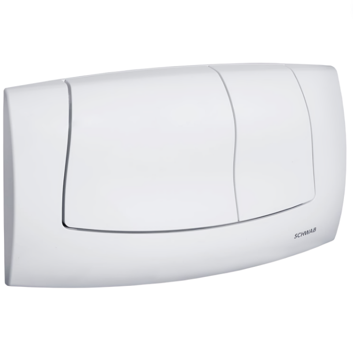 Two-touch control panel Onda WC recessed, white