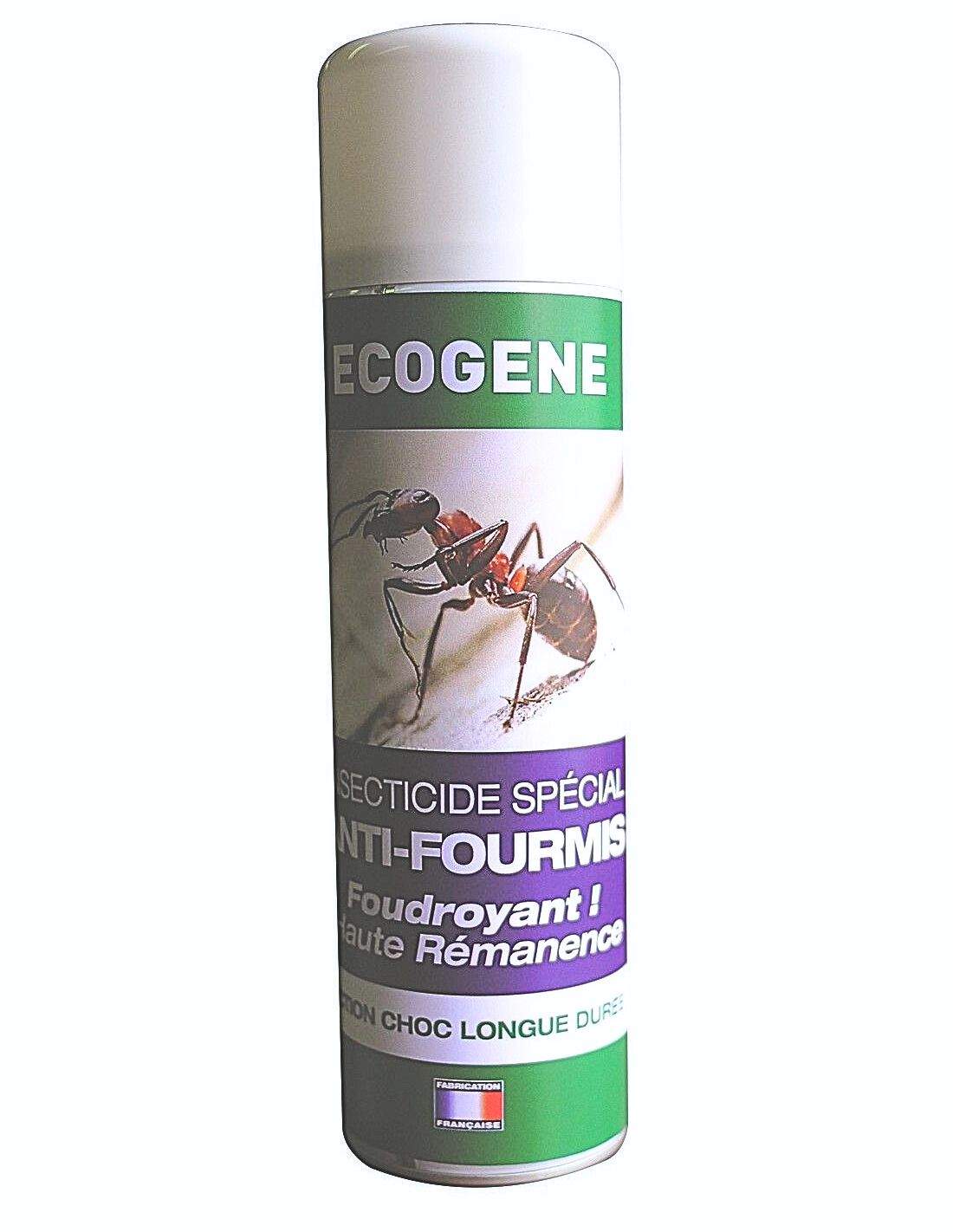 Aérosol foudroyant fourmis ECOGENE pro 500ml.