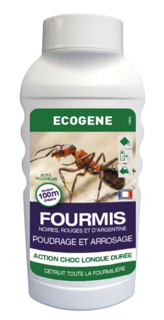 ECOGENE pro 400g hormiguicida en polvo y spray.