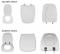 Toilet seat Cheverny Opaline Pergamone SELLES - ESPINOSA - Référence fabricant : ETOAB02429108