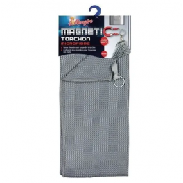 Magnetic microfiber tea towel 40x60cm on rider - LA MENAGERE - Référence fabricant : 523895