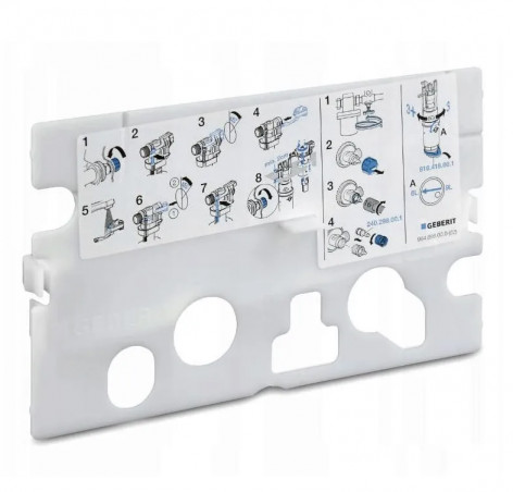 Plaque de protection Geberit pour réservoir WC encastré Kappa