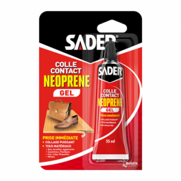 Neoprene gel contact adhesive, 55ml tube. - Sader - Référence fabricant : 127647