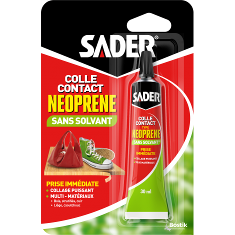 Solvent-free neoprene contact glue, 30ml tube.