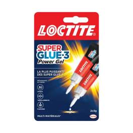 Colla Superglue 3 Power Flex, 2x3g. - Loctite - Référence fabricant : 229963