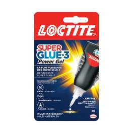 Colle Superglue 3 Power Flex control 3g. - Loctite - Référence fabricant : 229971