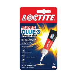 Colle Superglue 3 Power Flex 3g. - Loctite - Référence fabricant : 229955